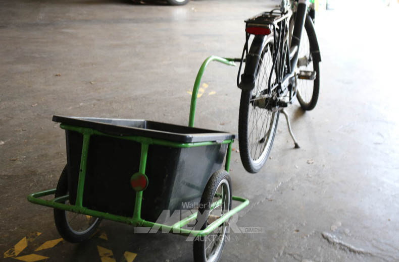 Damenfahrrad, schwarz,