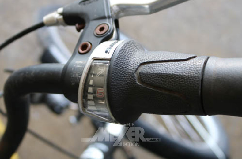 Damenfahrrad, schwarz,