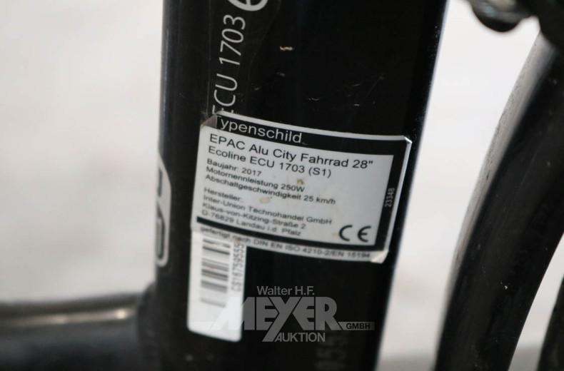 E-Bike Alu-Damenfahrrad FISCHER 28'',