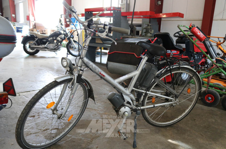 E-Bike Damenfahrrad EASY super, silber,