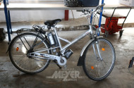 E-Bike Damenfahrrad EASY super, silber,