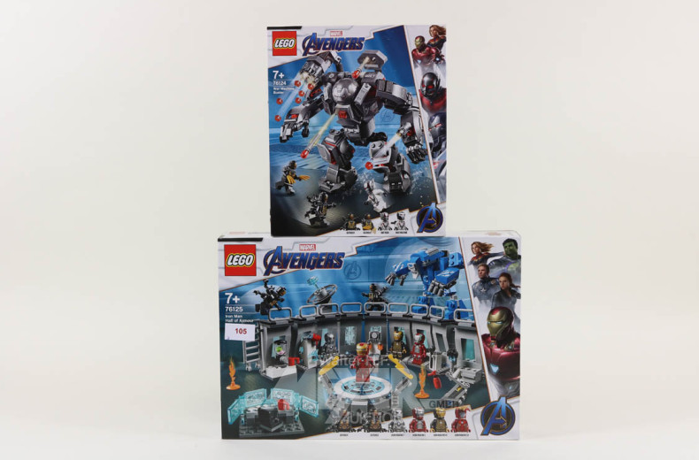 2 LEGO Marvel Avangers ''Iron Man Hall of