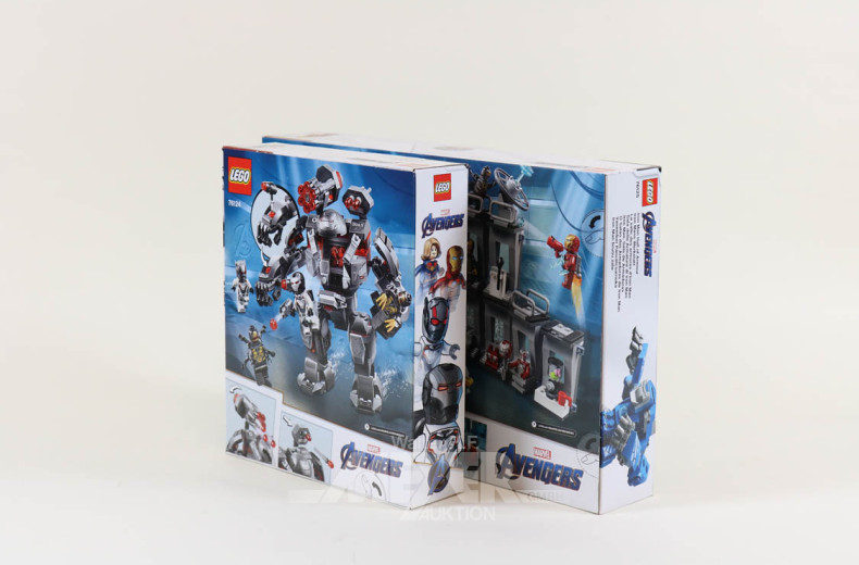 2 LEGO Marvel Avangers ''Iron Man Hall of