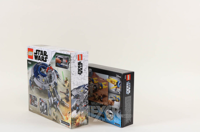 2 LEGO Star Wars ''Droid Gunship'' und