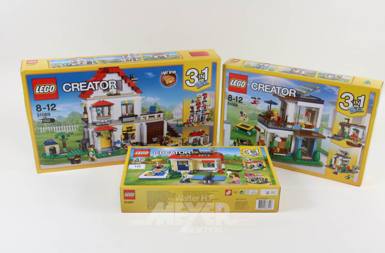 3 LEGO Creator 3 in 1