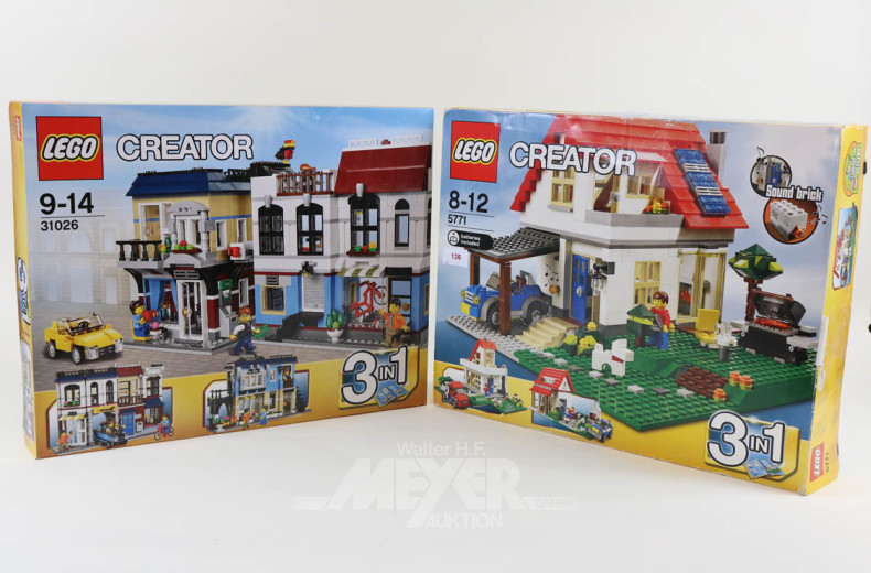 2 LEGO Creator 3 in 1 ''Villa''