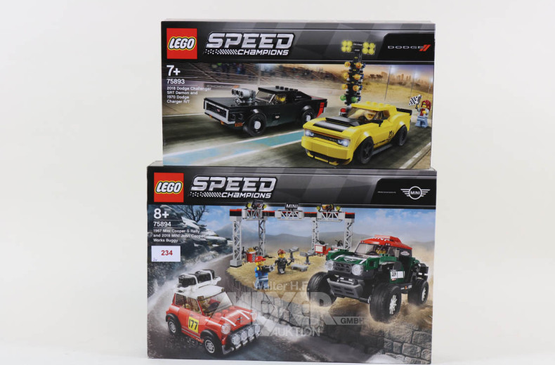 2 LEGO Speed Champions ''1967 Mini Cooper S