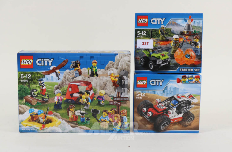 3 LEGO City, ovp