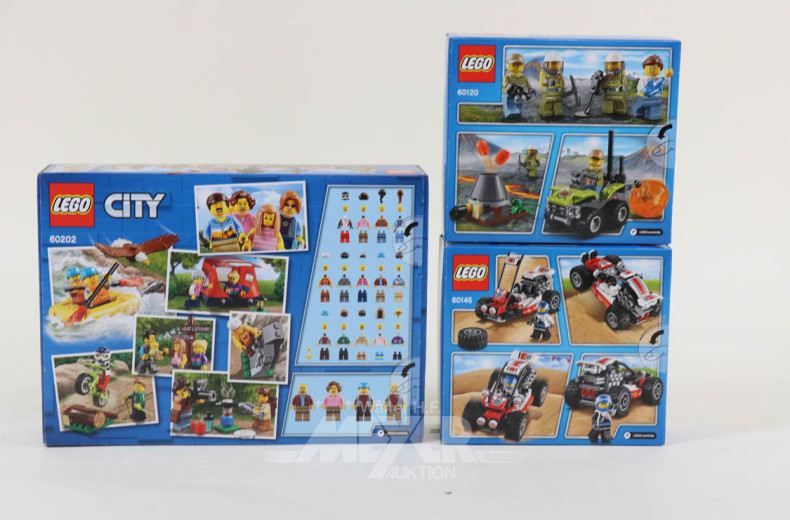 3 LEGO City, ovp