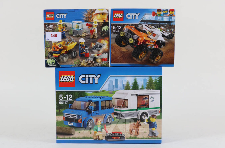 3 Lego City, ovp