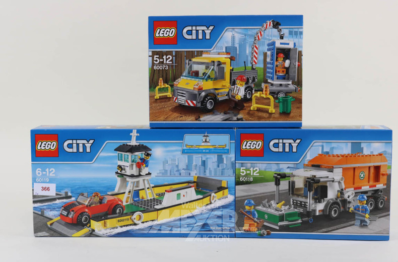 3 LEGO City, ovp