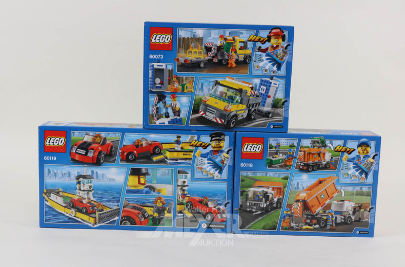 3 LEGO City, ovp