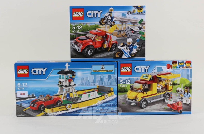 3 LEGO City, ovp