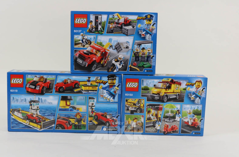 3 LEGO City, ovp