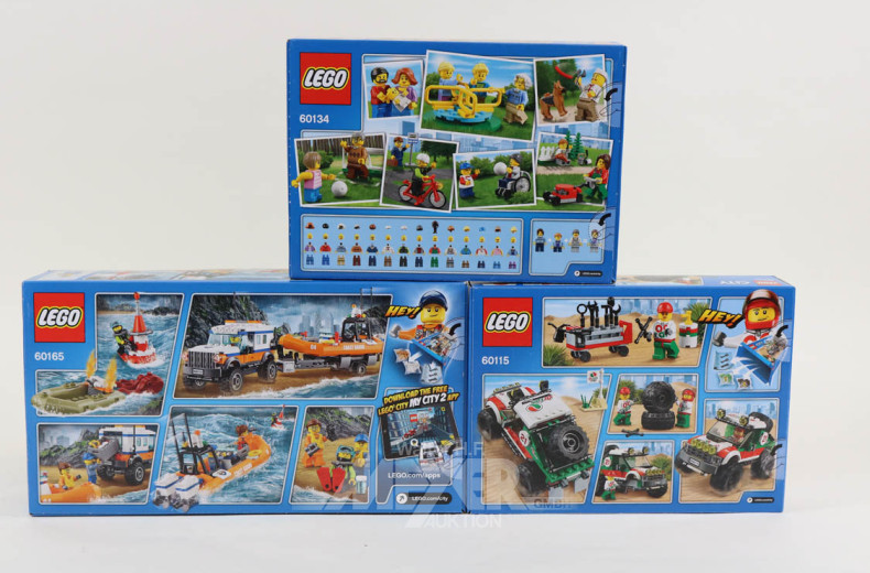 3 LEGO City, ovp