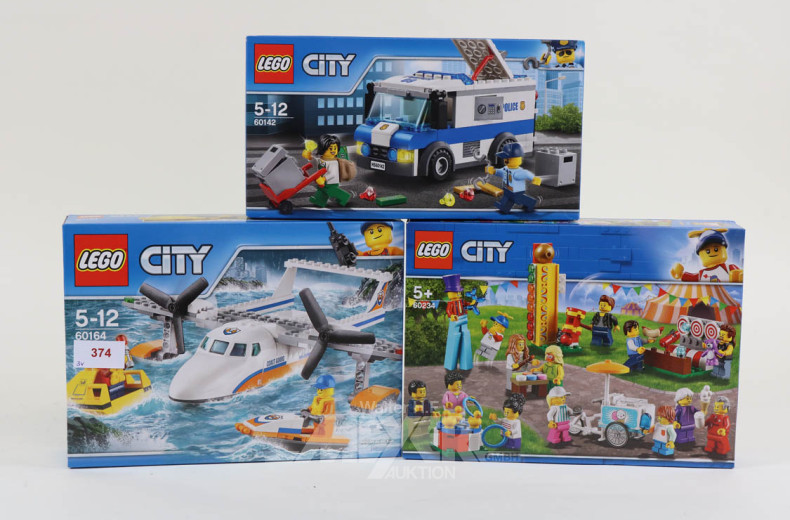 3 LEGO City, ovp