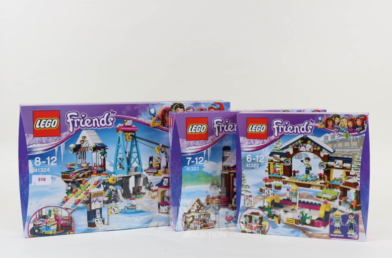 3 LEGO Friends ''Winter''