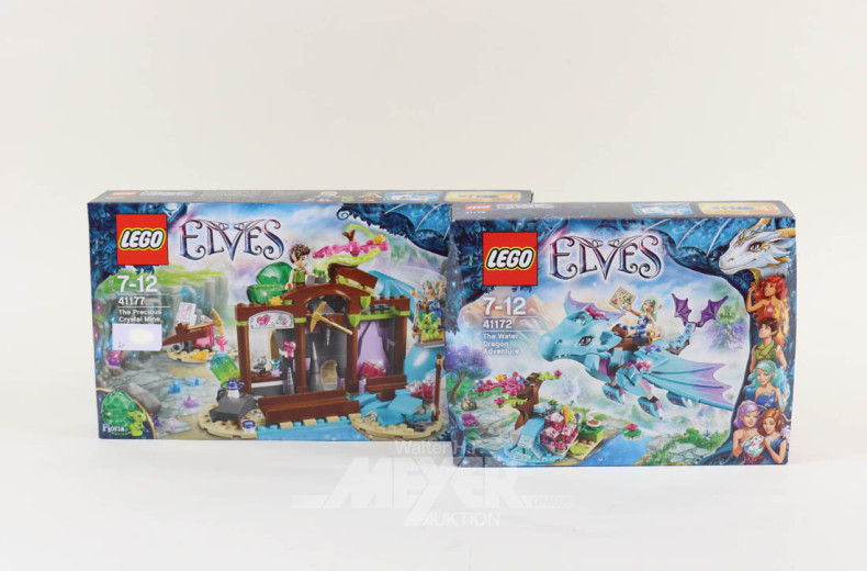 2 LEGO Elves ''The Precious Crystal Mine''