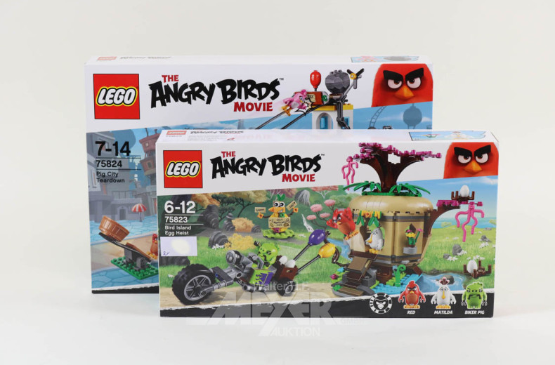 2 LEGO Angry Birds ''Bird Island Egg Heist''