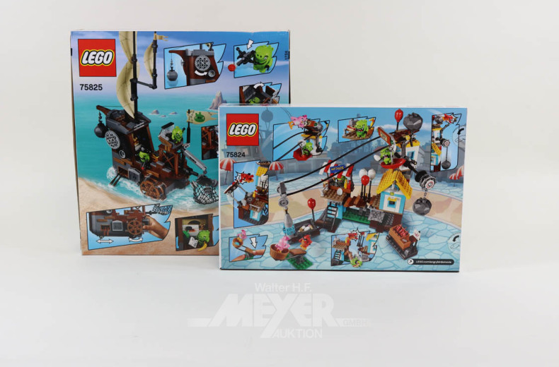 2 LEGO Angry Birds ''Pig City Town''