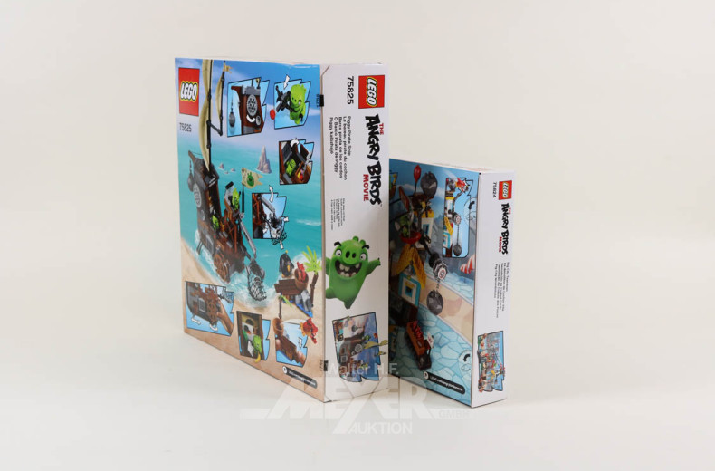 2 LEGO Angry Birds ''Pig City Town''