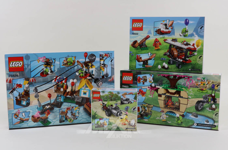 4 LEGO Angry Birds ''Pig City Town'',