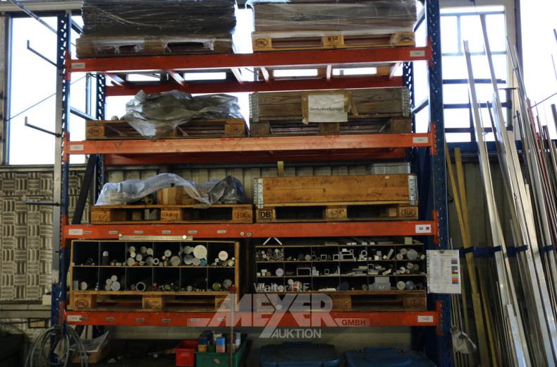 Schwerlastregal, 2 Aufrichter, 4 Lagen,