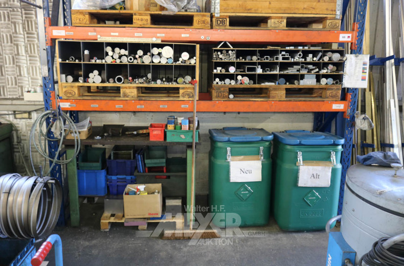 Schwerlastregal, 2 Aufrichter, 4 Lagen,