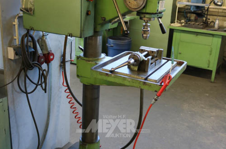 Ständerbohrmaschine m. Schraubstock