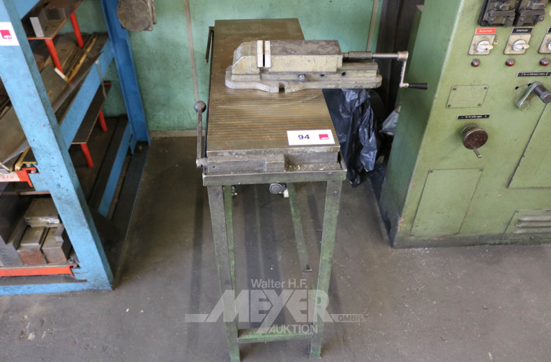 Magnetaufspanntisch u. Schraubstock