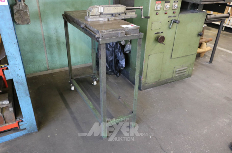 Magnetaufspanntisch u. Schraubstock