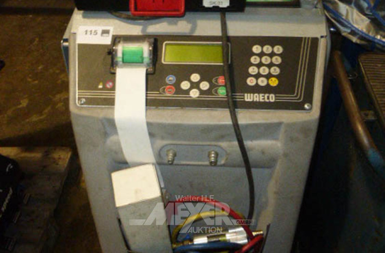 Klimaanlagen- Servicegerät mit Flasche