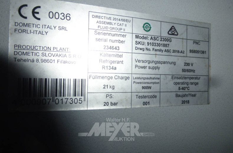 Klimaanlagen- Servicegerät mit Flasche