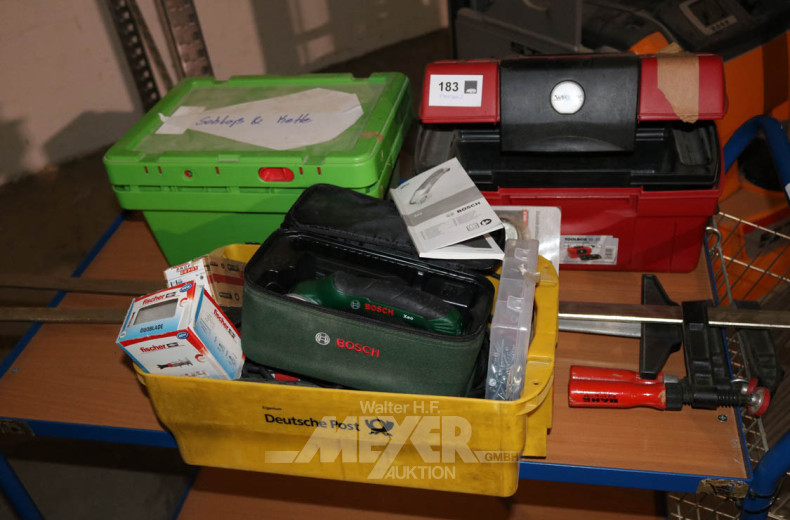 Posten Werkzeug und Zubehör, u.a.: