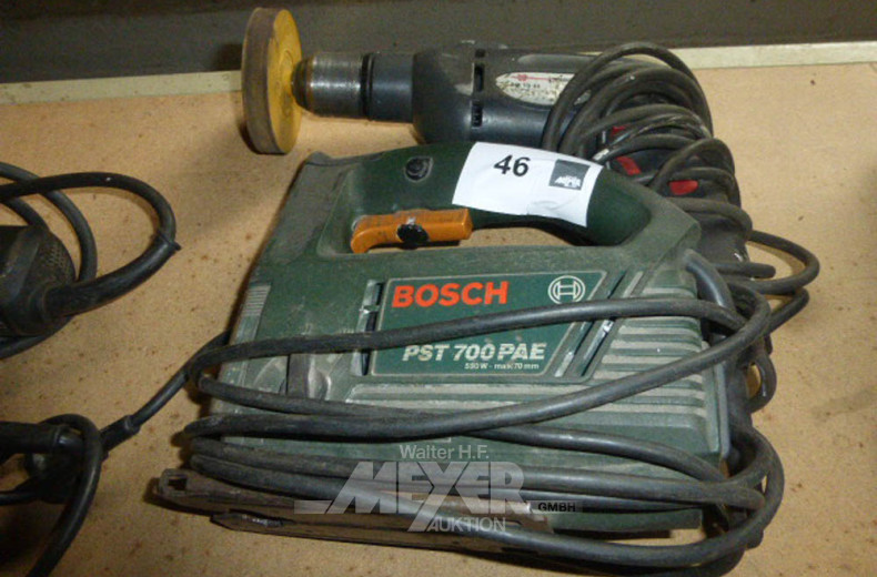 Bohrmaschine mit Polieraufsatz