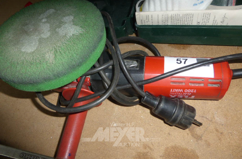 Elektro- Poliermaschine