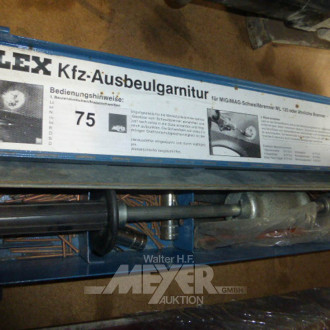 KFZ- Ausbeulgarnitur im Kasten