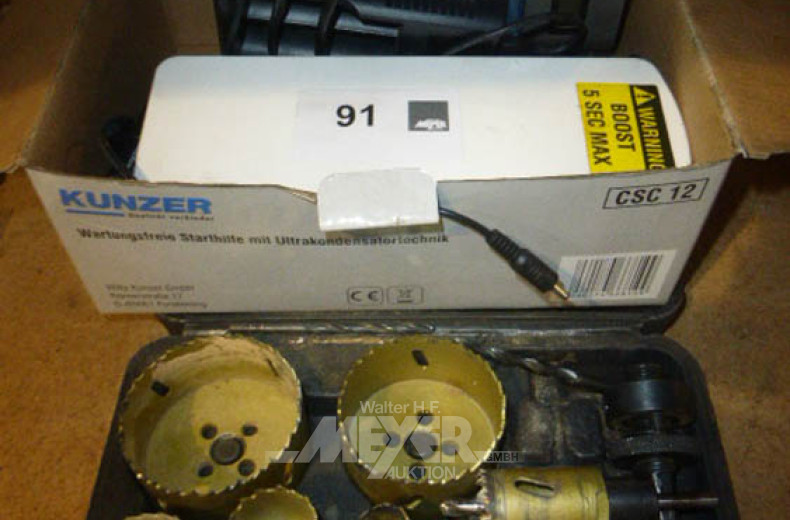 Batteriebooster, 1 Batterieladegerät