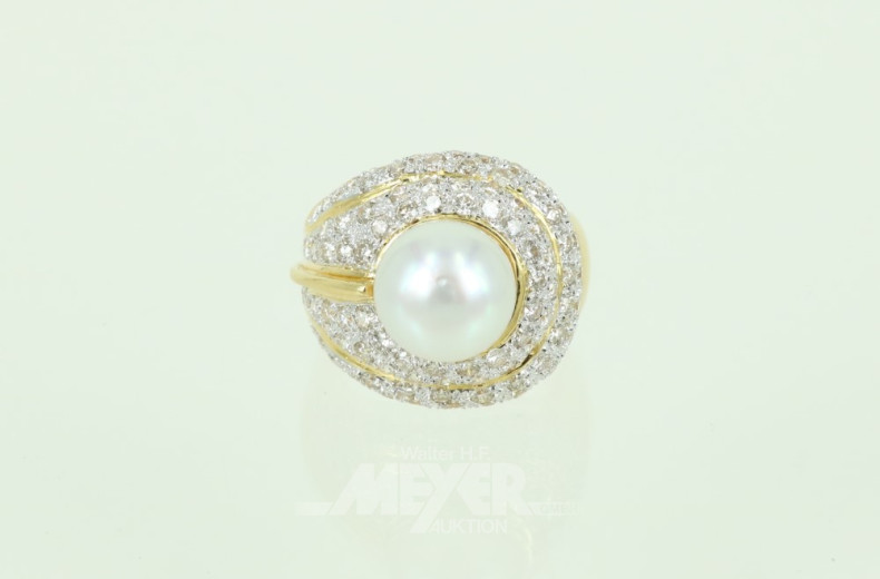 Damenring, 750er GG,