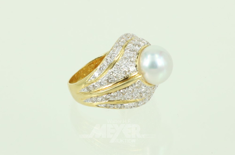 Damenring, 750er GG,