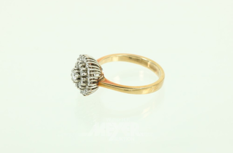 Damenring, 585er GG,