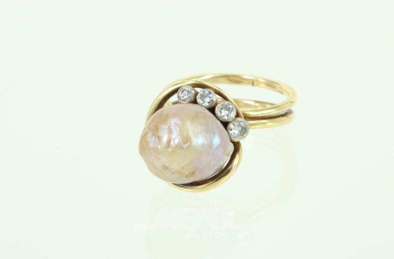 Damenring, 585er GG,