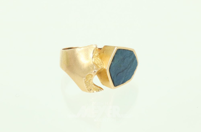 Designer-Damenring, 585er GG, LAPINIA,