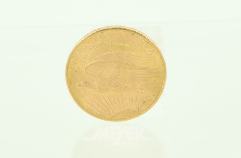 Goldmünze ''20 Dollar, USA 1924''