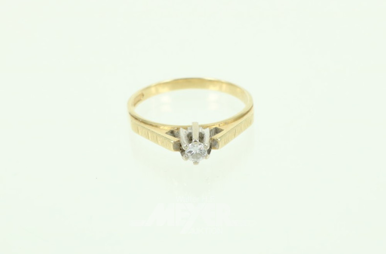 Damenring, 585er GG,