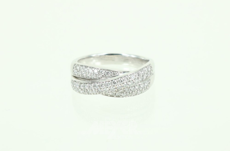 mod. Damenring, 585er WG, CHRIST,