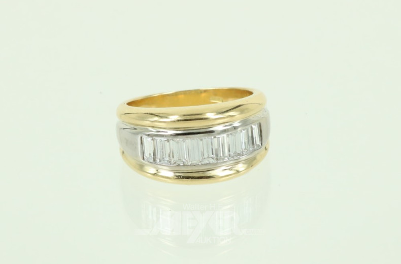 Damenbandring, 750er GG/WG,