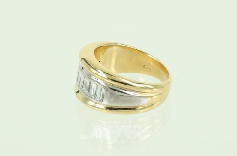 Damenbandring, 750er GG/WG,