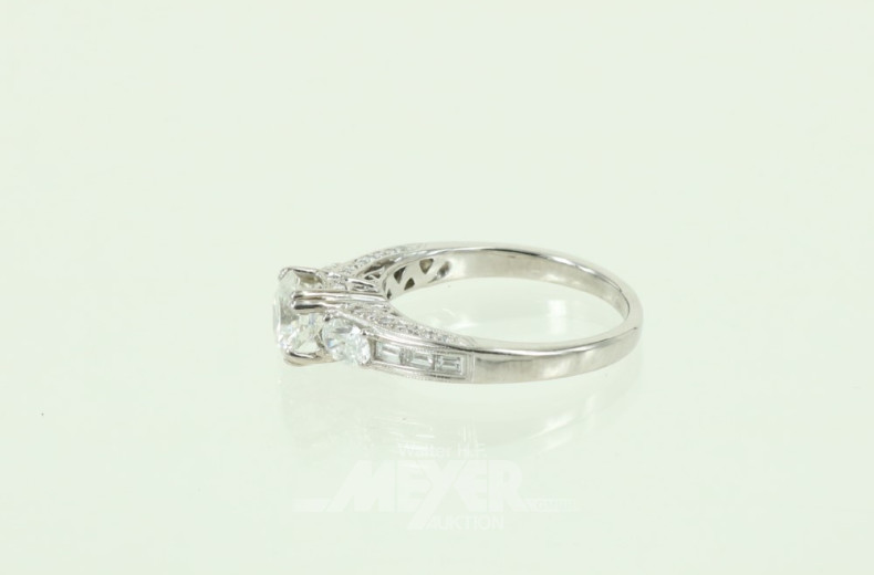 Damenring, 750er WG, Bandringform,