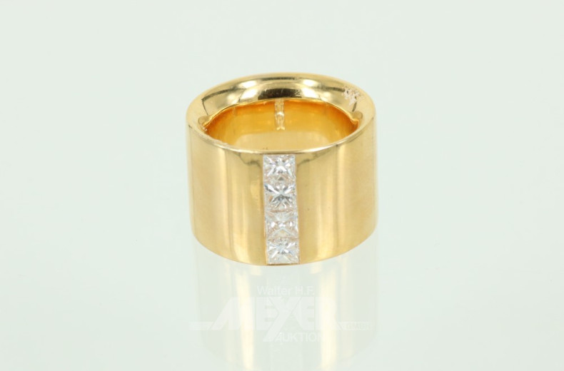 Damenring, 750er GG, Modellanfertigung,